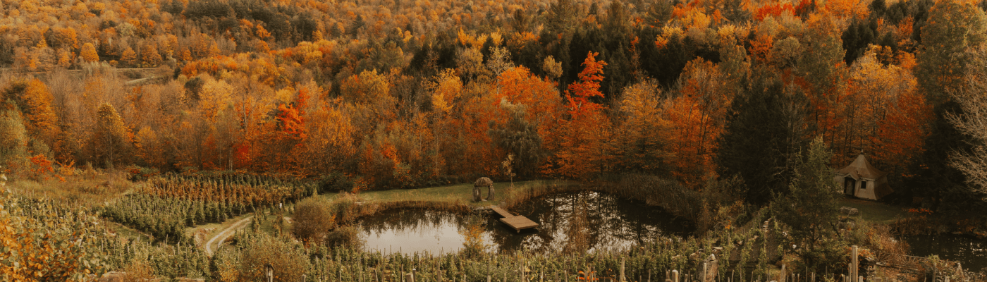 Le Château Ste-Agnès est un domaine au style Européen à visiter cet automne au Québec !